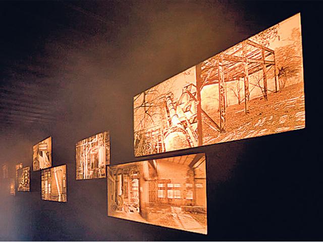 Delhi-based-artist-Samar-Singh-Jodha-s-installation-inside-a-cargo-container-in-Rome-HT-photo