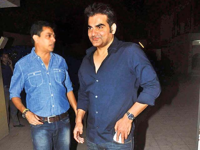 Arbaaz Khan was also present at the party.