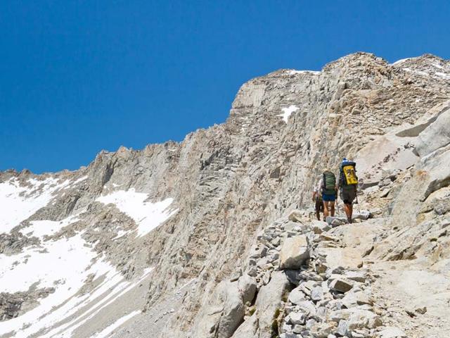 Forester Pass, Sierra Nevada, California, part of the Pacific Crest Trail Forester Pass, Sierra Nevada, California, part of the Pacific Crest Trail