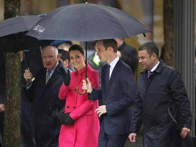 On Tuesday, the Duke and Duchess of Cambridge paid tribute to the victims of the September 11 terror attacks in New York, where Kate wowed all once again with her candy pink overcoat.