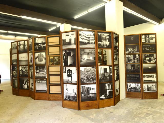 Dayanita Singh’s 1.9.2014 Dear Mr. Walter is a year’s work presented as a series of interconnected moments at Aspinwall House. “The Kochi-Muziris Biennale 2014 has created hope for artists. We have shown that we can depend on ourselves,” she said.