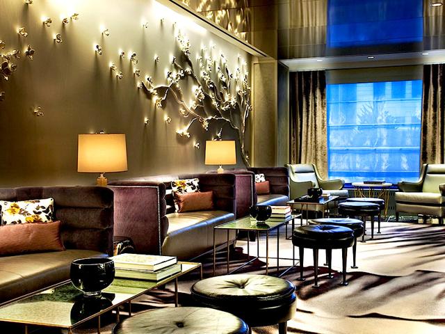 The lounge at the Loews Regency Hotel, New York. The lounge at the Loews Regency Hotel, New York.