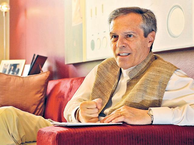 Michel-Steiner-German-ambassador-to-India-is-one-of-the-busiest-diplomats-in-Delhi-He-is-seen-here-at-his-residence-HT-Photo-Soumya-Khandelwal Michel-Steiner-German-ambassador-to-India-is-one-of-the-busiest-diplomats-in-Delhi-He-is-seen-here-at-his-residence-HT-Photo-Soumya-Khandelwal