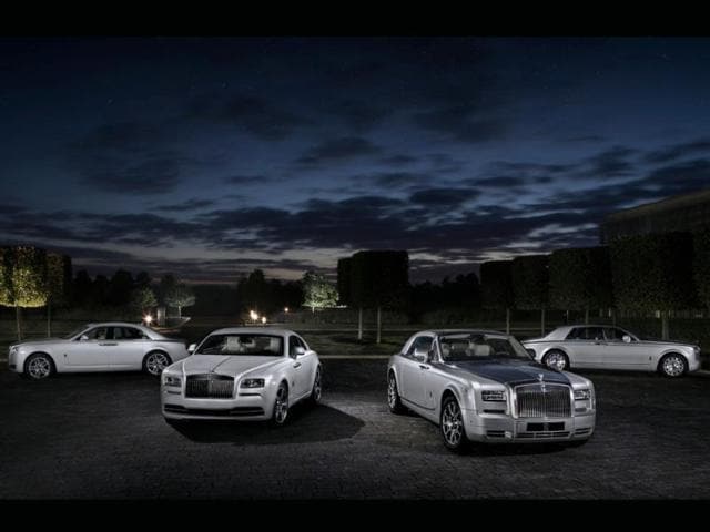 The-Rolls-Royce-Suhail-Collection-The-first-collection-to-encompass-the-whole-Rolls-Royce-range-Photo-AFP
