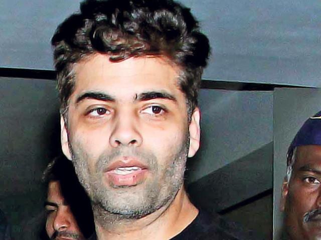 Karan Johar in a casual look. (Photos: Yogen Shah)