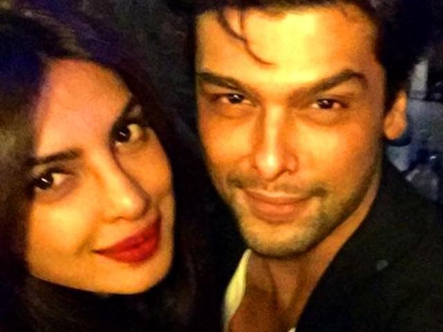 Priyanka Chopra and Kushal Tandon at Salman Khan's birthday party. (Courtesy: Twitter)