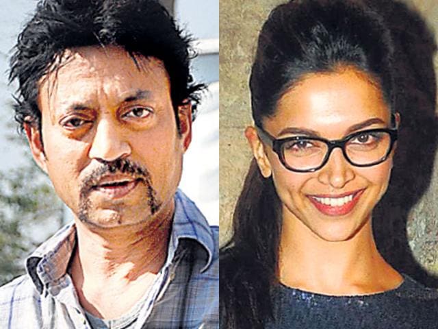 Irrfan Khan and Deepika Padukone in Piku: Deepika Padukone and Irrfan Khan will be seen together in the film Piku, directed by Shoojit Sircar. The buzz is that the two, who have been part of different film genres, share a sizzling chemistry in the film, which is an unusual love story.