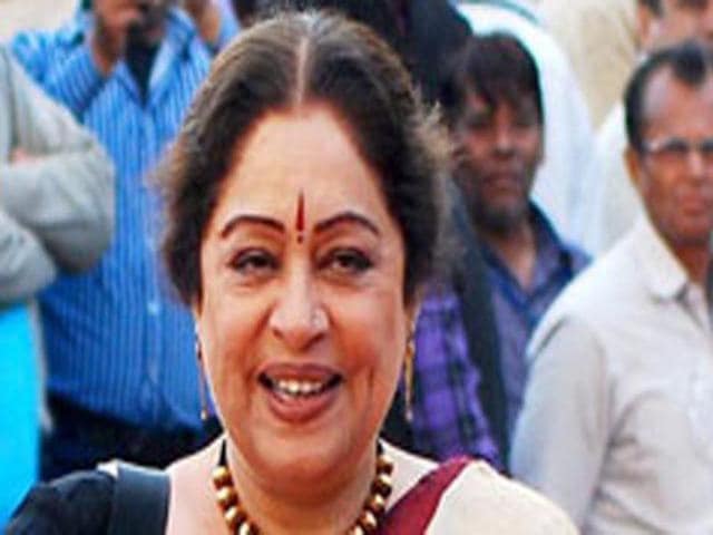 Chandigarh-MP-Kirron-Kher-HT-Photo Chandigarh-MP-Kirron-Kher-HT-Photo