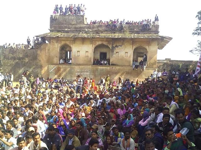 Rohtasgarh-fort-located-about-200-km-west-of-Patna-is-a-pilgrimage-centre-for-tribals-HT-Photo Rohtasgarh-fort-located-about-200-km-west-of-Patna-is-a-pilgrimage-centre-for-tribals-HT-Photo