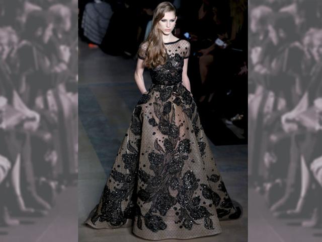 Sheer black beauty by red-carpet favourite Elie Saab