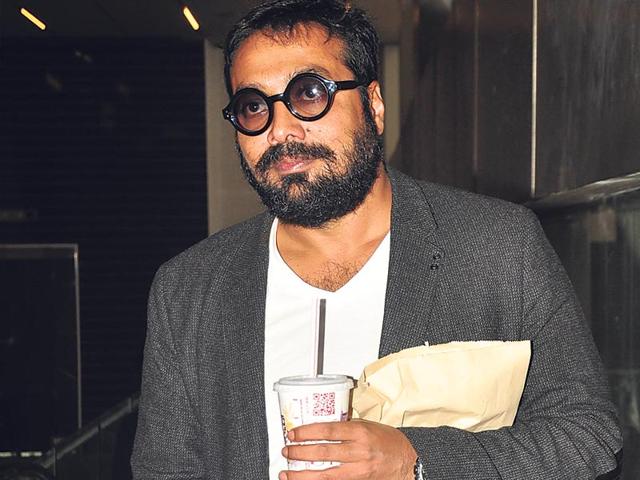 Anurag Kashyap was seen entering an event with his own refreshments. (Photo: Yogen Shah)