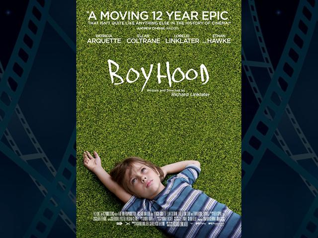 Boyhood, directed by Richard Linklater and starring Ellar Coltrane, Ethan Hawke and Patricia Arquette has 6 nominations. (Photo: IMDb)
