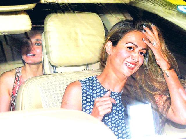 Amrita Arora also accompanied sister Malaika to the party. (Photo: Yogen Shah)