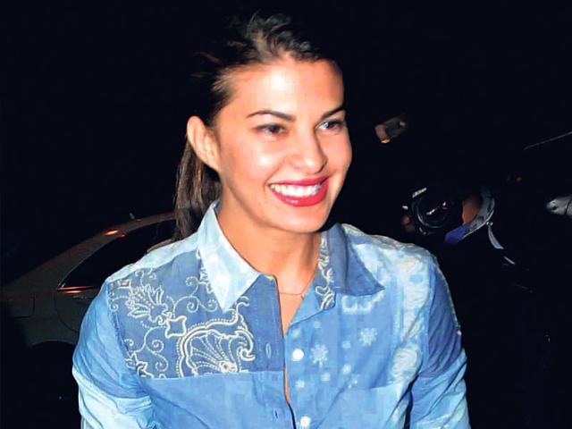Jacqueline Fernandes makes a stylish appearance.(Photo: Yogen Shah)