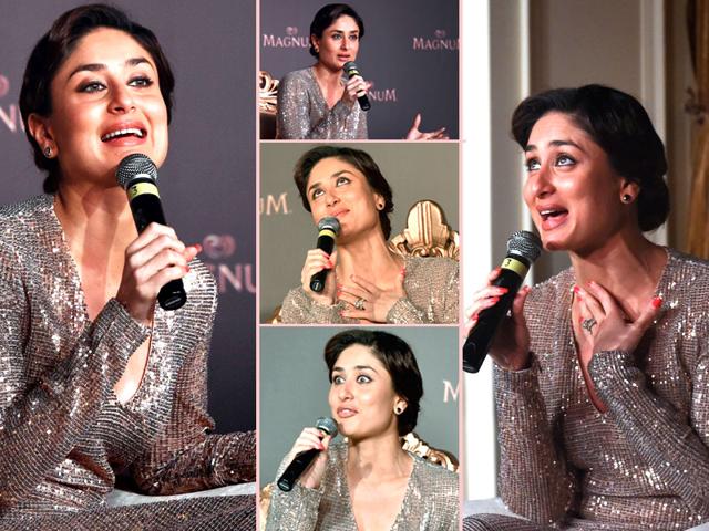 Kareena Kapoor Khan at the launch of an ice-cream in New Delhi. (PTI) Kareena Kapoor Khan at the launch of an ice-cream in New Delhi. (PTI)