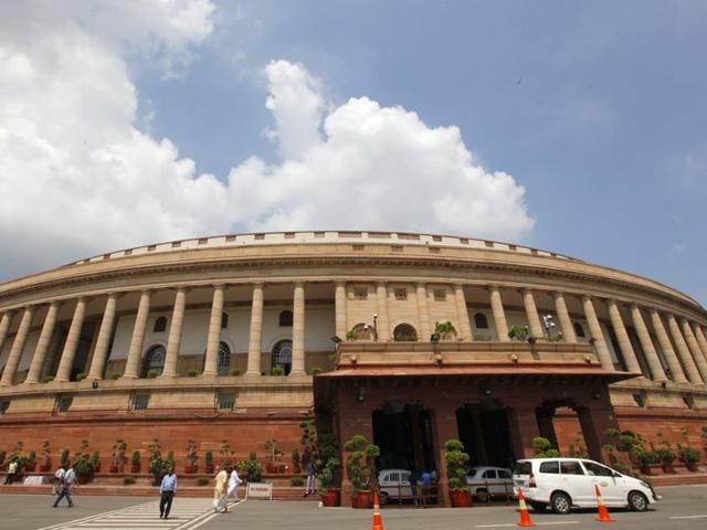Thirty-three-members-of-parliament-from-the-BJP-and-its-partners-in-Bihar-have-moved-a-privilege-notice-to-Lok-Sabha-Speaker-Sumitra-Mahajan-against-Sudhir-Kumar-member-of-the-National-Highways-Authority-of-India-NHAI-saying-the-officer-made-insulting-remarks-during-a-discussion-about-the-condition-of-road-projects-in-Bihar-Arvind-Yadav-HT-Photo