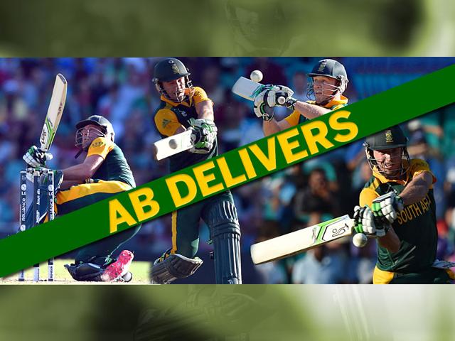 Captain De Villiers led from the front as South Africa routed West Indies by 257 runs. Not only did he score a scintillating 162* off a mere 66 balls, he was a livewire on the field and took a blinder.
