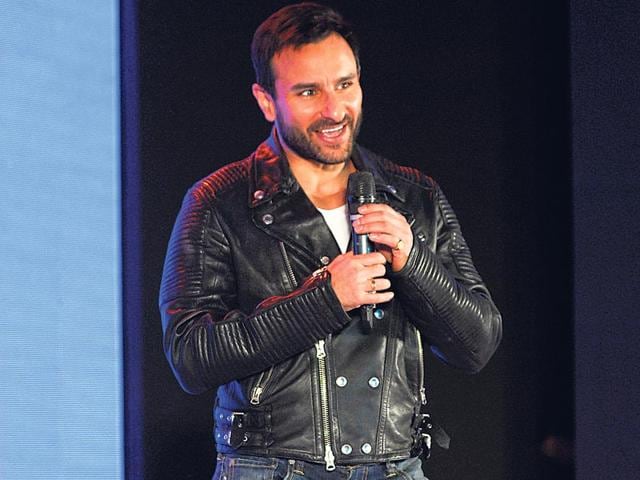Saif Ali Khan walked the ramp at a fashion show in Santacruz (Photo: Prodip Guha)