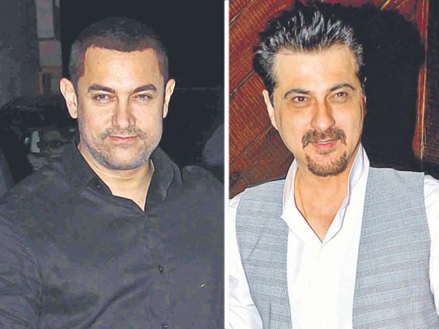 Aamir Khan, Sanjay Kapoor at the event. (Photo: Yogen Shah)
