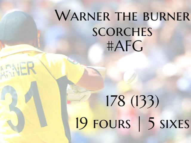 David-Warner-missed-the-record-for-the-highest-individual-ODI-score-by-an-Australian-by-a-mere-7-runs David-Warner-missed-the-record-for-the-highest-individual-ODI-score-by-an-Australian-by-a-mere-7-runs