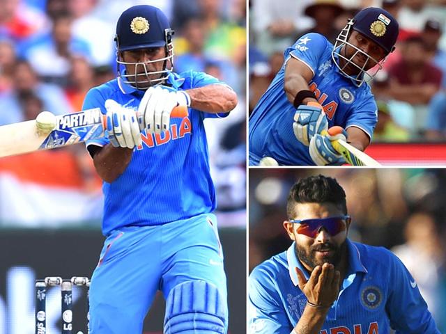 Dhoni-defends-Raina-crictical-of-Jadeja-Photo-Agencies Dhoni-defends-Raina-crictical-of-Jadeja-Photo-Agencies
