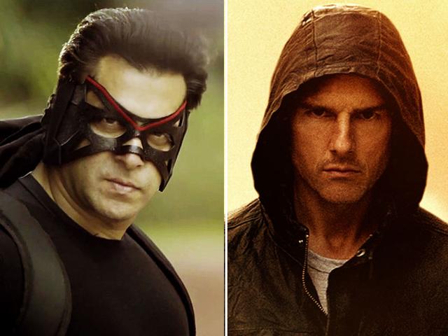 Kick: MI 4: Ghost ProtocolThose who’d have seen Salman Khan’s runaway hit last year would’ve observed how his big leap off a building was a straight lift from the Tom Cruise-starrer, and the famous bike stunt from The Expendables 2. Some even thought the movie’s bus sequence was taken from Keanu Reeves-starrer, Speed (1994).