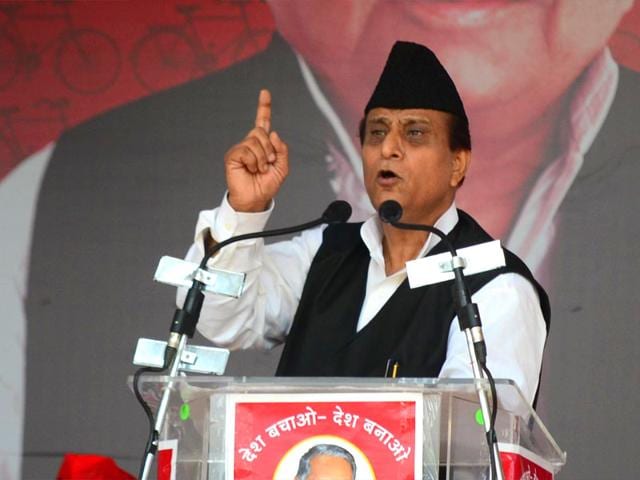 Azam-Khan-speaking-at-a-rally-HT-File-Photo