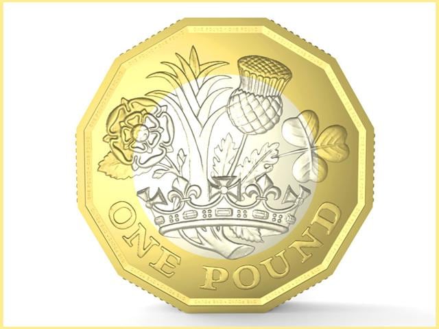 A-handout-image-received-from-Britain-s-Royal-Mint-on-March-18-shows-an-artists-impression-of-a-design-for-a-new-1-coin-AFP-Photo A-handout-image-received-from-Britain-s-Royal-Mint-on-March-18-shows-an-artists-impression-of-a-design-for-a-new-1-coin-AFP-Photo