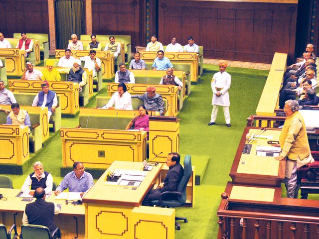 Housing-minister-Rajpal-Singh-Shekhawat-says-everybody-should-take-a-decision-to-conserve-water-HT-Photo Housing-minister-Rajpal-Singh-Shekhawat-says-everybody-should-take-a-decision-to-conserve-water-HT-Photo