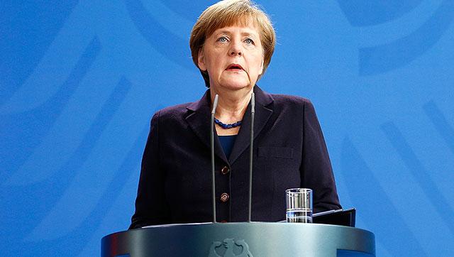 German Chancellor Angela Merkel during a speech in Berlin. The various disputes that the European Union finds itself embroiled in have been arguably exacerbated by the rise of a newly dominant Germany, which is seen as the leader of the bloc. (REUTERS Photo) German Chancellor Angela Merkel during a speech in Berlin. The various disputes that the European Union finds itself embroiled in have been arguably exacerbated by the rise of a newly dominant Germany, which is seen as the leader of the bloc. (REUTERS Photo)