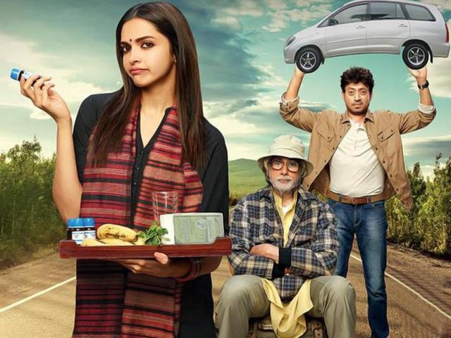 Deepika-Padukone-Amitabh-Bachchan-and-Irrfan-Khan-in-a-poster-of-Shoojit-Sircar-s-Piku