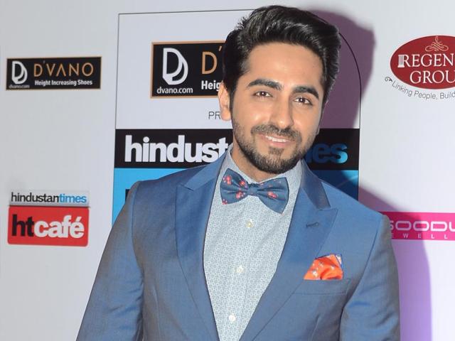 Ayushmann Khurrana at the HT Mumbai's Most Stylish Awards 2015 ceremony in Mumbai on March 26, 2015. (AFP Photo)