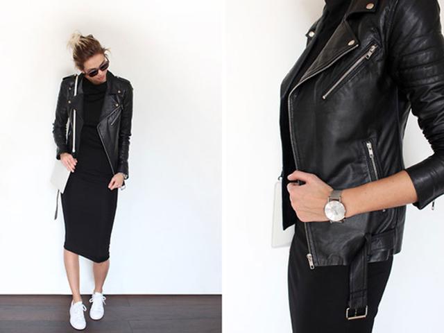 Want to flatter your body and look your absolute best? You simply can't go wrong with a fitted black skirt-leather jacket combination. (AFP) Want to flatter your body and look your absolute best? You simply can't go wrong with a fitted black skirt-leather jacket combination. (AFP)