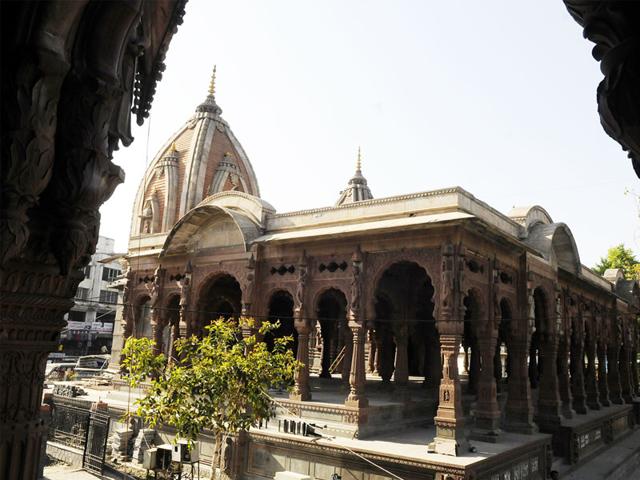 Krishnapura Chhatri, which has got a new look, will be inaugurated in Indore on April 3. (Arun Mondhe/HT photo)