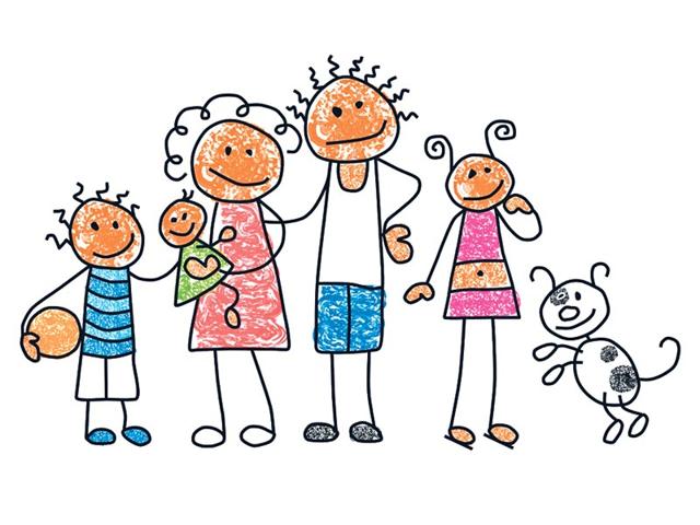 Free: Big happy family with hand drawn style - nohat.cc