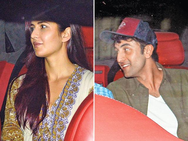 Katrina Kaif, Ranbir Kapoor were seen leaving the Juhu residence of Aarti Shetty (producer Manmohan Shetty’s daughter). (Photo: Yogen Shah)