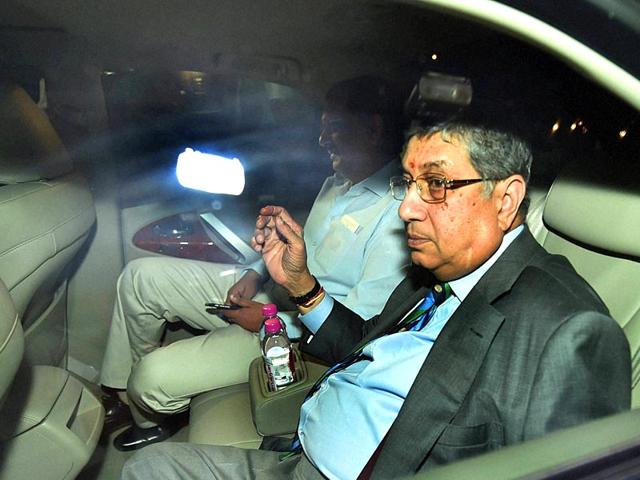 The-International-Cricket-Council-ICC-headed-by-N-Srinivasan-sent-a-letter-to-BCCI-chief-Jagmohan-Dalmiya-after-pictures-emerged-of-board-secretary-Anurag-Thakur-in-the-company-of-a-suspected-bookie-PTI-Photo The-International-Cricket-Council-ICC-headed-by-N-Srinivasan-sent-a-letter-to-BCCI-chief-Jagmohan-Dalmiya-after-pictures-emerged-of-board-secretary-Anurag-Thakur-in-the-company-of-a-suspected-bookie-PTI-Photo