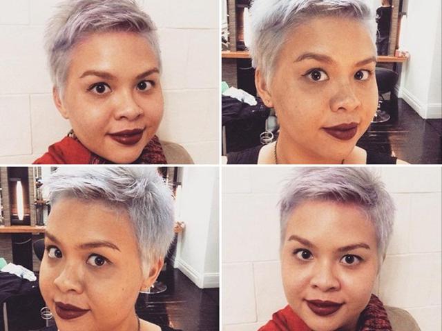 Social media users all over the world have been showing off pictures of their steely locks via the hashtag #grannyhair. (Instagram user thehutch_touch)