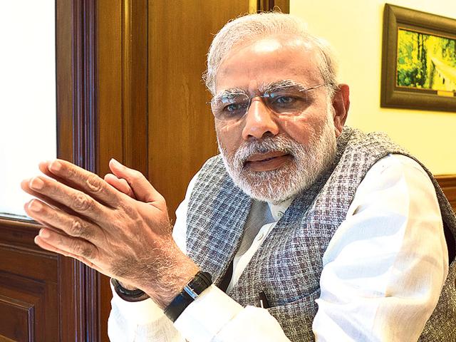 Prime-Minister-Narendra-Modi-speaks-to-Hindustan-Times-during-a-breakfast-meet-After-a-light-fruit-breakfast-the-PM-gets-straight-to-work-with-meetings-that-usually-begin-from-9am-HT-photo-by-editor-in-chief-Sanjoy-Narayan Prime-Minister-Narendra-Modi-speaks-to-Hindustan-Times-during-a-breakfast-meet-After-a-light-fruit-breakfast-the-PM-gets-straight-to-work-with-meetings-that-usually-begin-from-9am-HT-photo-by-editor-in-chief-Sanjoy-Narayan