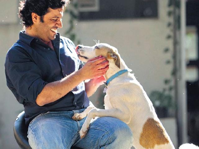 Filmmaker Vikas Bahl of Queen fame spends some de-stress time with his dog. (HT photo) Filmmaker Vikas Bahl of Queen fame spends some de-stress time with his dog. (HT photo)