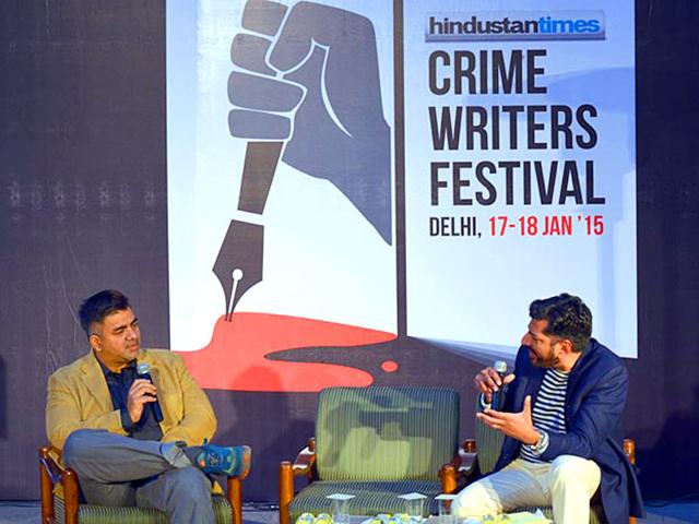 L-to-R-Hussain-Zaidi-and-Sandeep-Unnithan-at-HT-Crime-Writers-Fest-HT-Photo