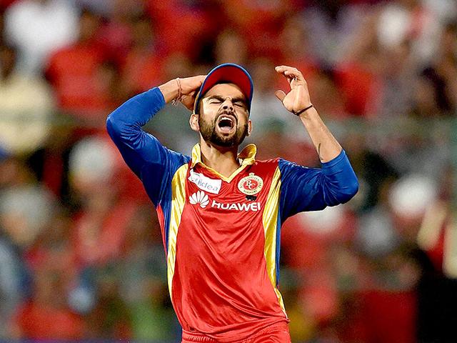 Royal-Challengers-Bangalore-Skipper-Virat-Kohli-reacts-against-Chennai-Super-Kings-during-IPL-8-match-at-Bengaluru-on-Wednesday-PTI-Photo Royal-Challengers-Bangalore-Skipper-Virat-Kohli-reacts-against-Chennai-Super-Kings-during-IPL-8-match-at-Bengaluru-on-Wednesday-PTI-Photo