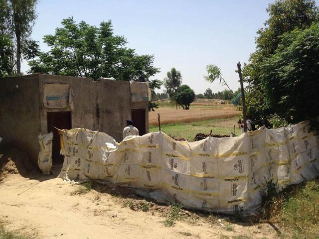 The-family-had-been-living-in-this-two-room-dwelling-at-Sadhanwala-village-in-Faridkot-district-HT-Photo