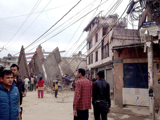 An-earthquake-measuring-7-5-magnitude-struck-80-km-50-miles-east-of-Pokhara-in-Nepal-Photo-credit-gunaraj-on-Twitter