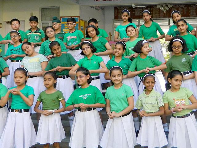 On the occasion of the Earth Day, the students and teachers of Mount Carmel School, Anand Niketan organised a small function. A mime was presented by the senior group students highlighting the devastating effects of poaching on animals. A skit was showcased to depict the significance of water as a natural resource and the need to judiciously use and conserve this valuable resource. (Photo/ HT PACE)
