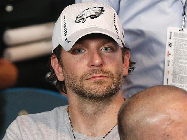 Actor Bradley Cooper watches before the start of the world welterweight championship bout between Floyd Mayweather Jr., and Manny Pacquiao, on Saturday, May 2, 2015 in Las Vegas. (Photo: AP)