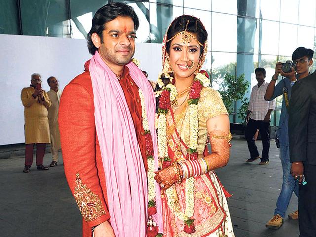 Karan Patel and Ankita Bhargava got married in Juhu. Karan Patel and Ankita Bhargava got married in Juhu.