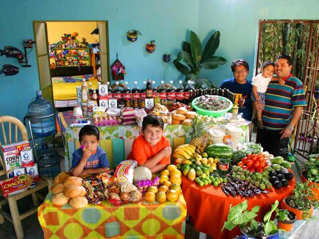 Country : Mexico | Food expenditure for one week: $189.09 (Source: Peter Menzel's book 'Hungry Planet: What the World Eats')