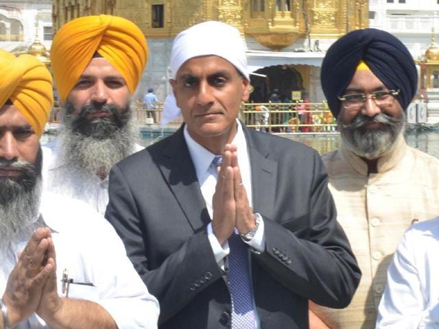 Richard Rahul Verma is on a two-day visit to Punjab beginning today. Sameer Sehgal/HT