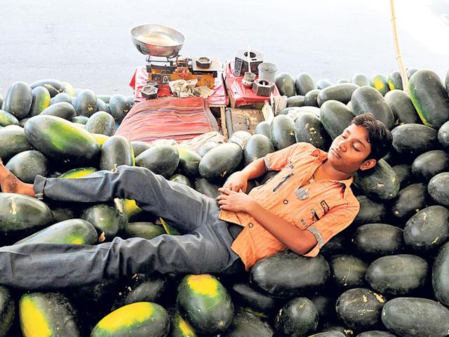 According-to-the-weatherman-hot-weather-conditions-will-prevail-for-the-next-24-hours-in-Malwa-Nimar-region-HT-photo According-to-the-weatherman-hot-weather-conditions-will-prevail-for-the-next-24-hours-in-Malwa-Nimar-region-HT-photo